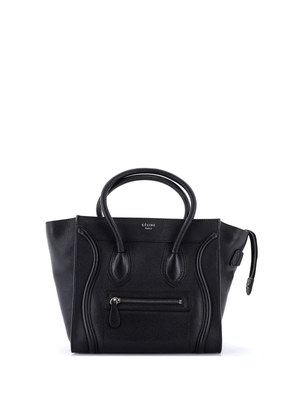 Celine Luggage Bag Grainy Leather Micro #366576C14B